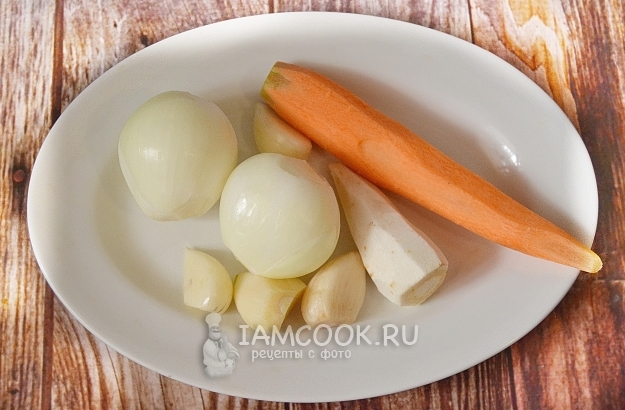 Почистить овощи