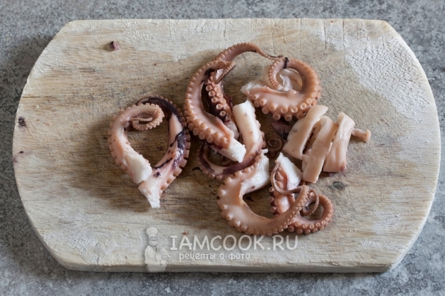 Порезать осьминога