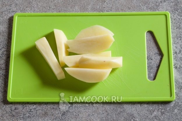 Порезать картофель