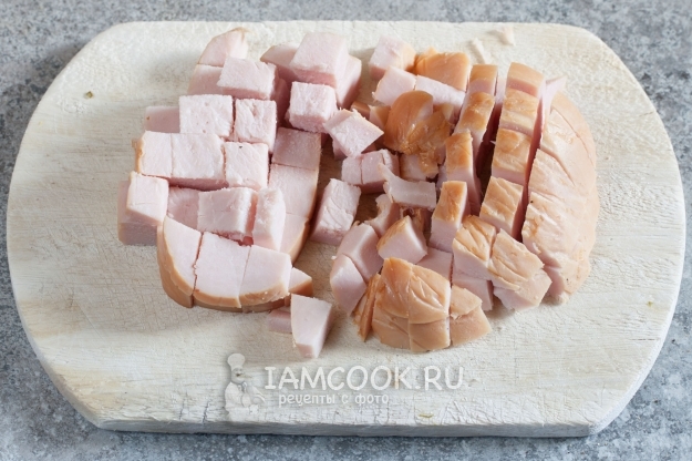 Нарезать ветчину