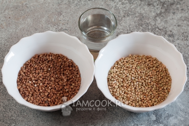 Ингредиенты для гречневой каши без варки