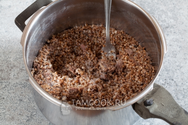 Рецепт гречки с тушенкой в скороварке