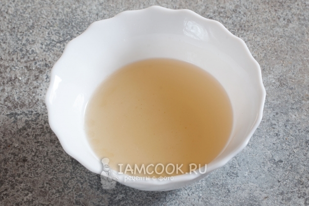 Растопить желатин