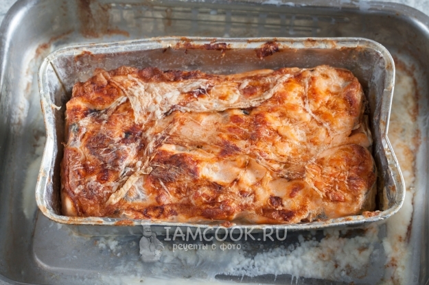 Готовое суфле с морепродуктами