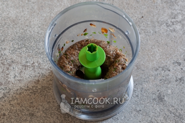 Измельчаем начинку