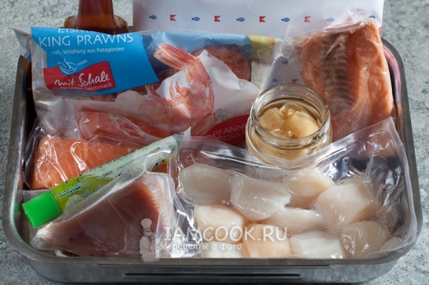 Ингредиенты для сашими