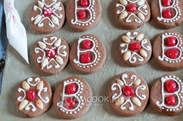 Рецепт пряников «Пасхальные яйца» (в виде пасхальных яиц)