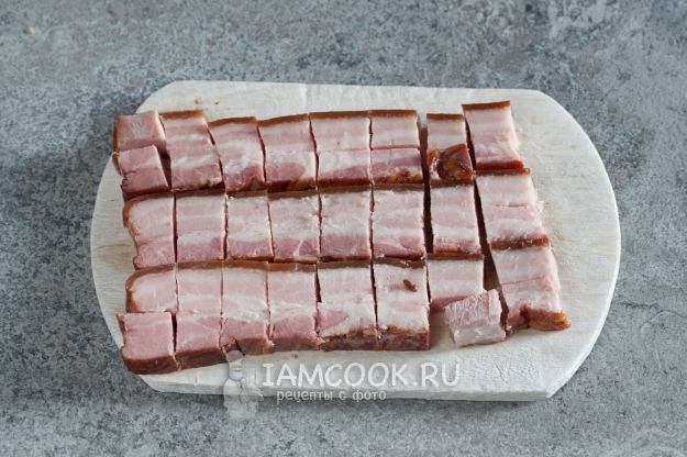 Порезать бекон