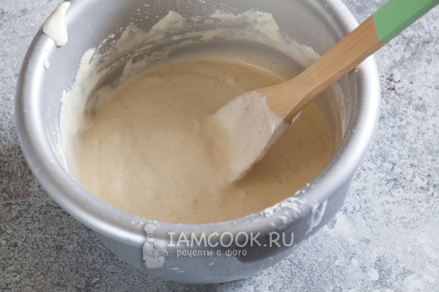 Размешать тесто