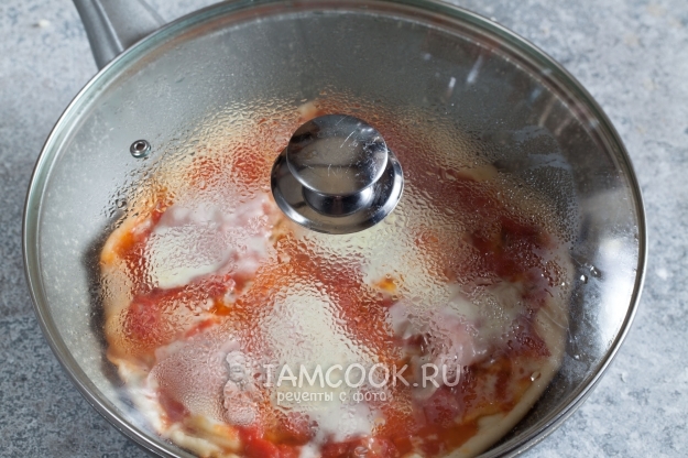 Накрыть сковороду крышкой