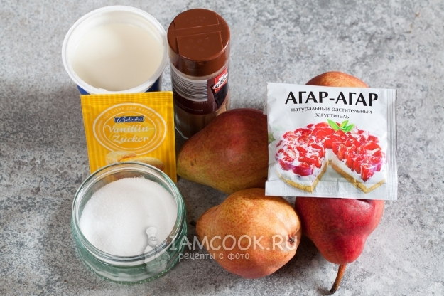 Ингредиенты для мороженого с агар-агаром