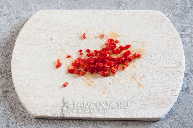 Порезать чили