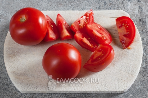 Порезать помидоры