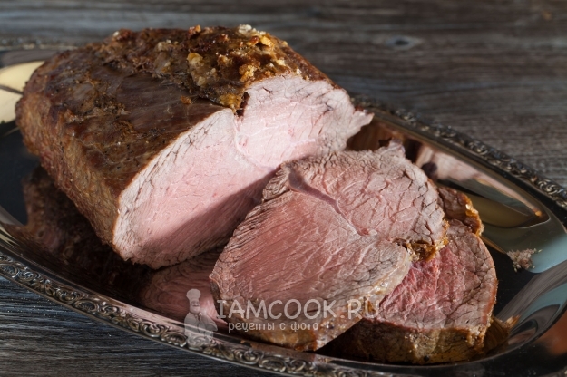 Рецепт ростбифа из говядины в духовке