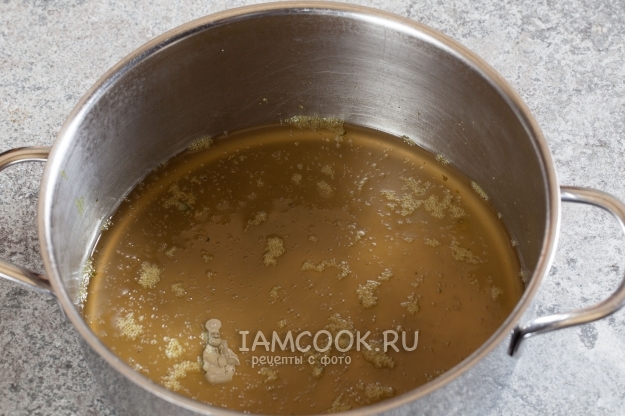 Вскипятить бульон