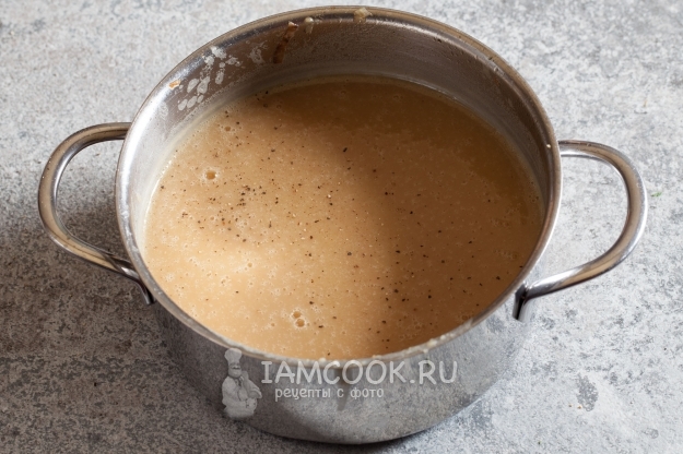 Рецепт супа-пюре с жареной картошкой