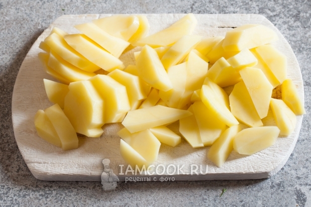 Порезать картофель