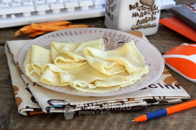 Фото блинов в микроволновке