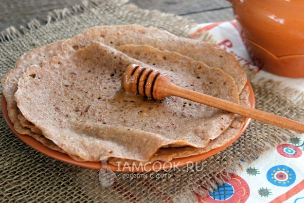 Рецепт полбяных блинов на воде