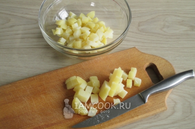 Порезать картофель