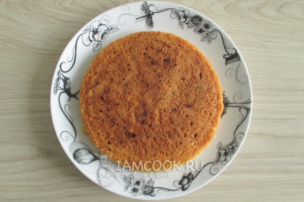 Пропитать корж