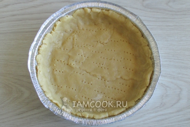 Наколоть тесто вилкой