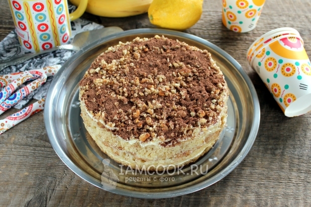 Рецепт бананового торта в мультиварке