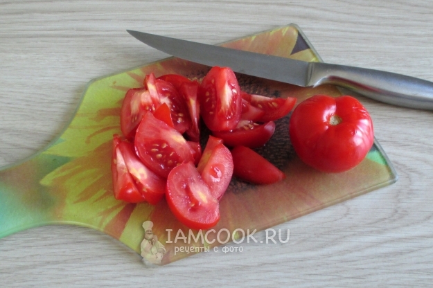 Порезать помидоры