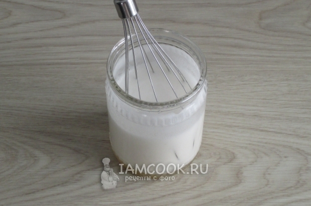 Взбить сок с желатином