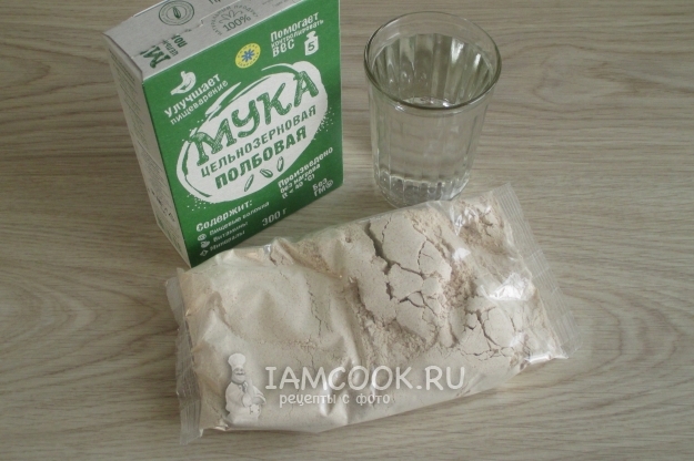 Ингредиенты для полбяных блинов на воде