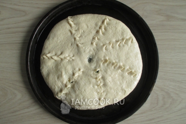 Положить заготовку в форму