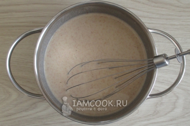 Размешать тесто