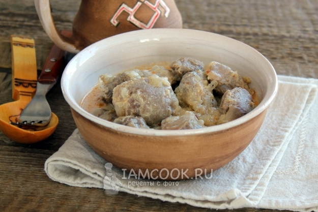 Рецепт желудков индейки в мультиварке