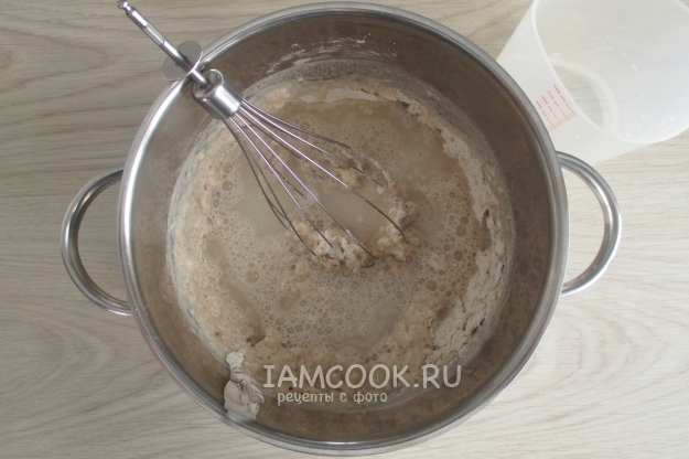 Размешать тесто