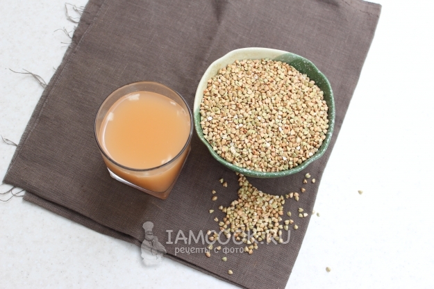 Ингредиенты для хлеба из зеленой гречки