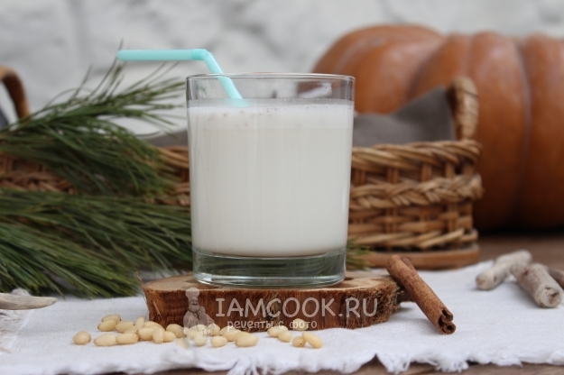 Рецепт молока из кедровых орехов