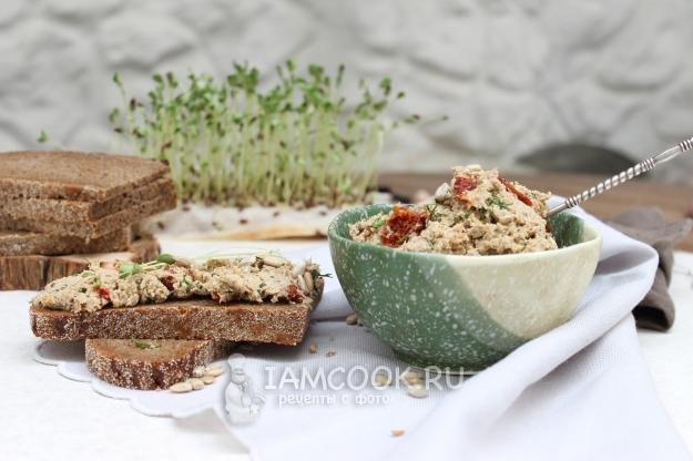 Рецепт паштета из семян подсолнуха