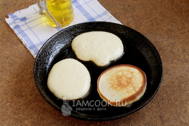 Пожарить оладьи