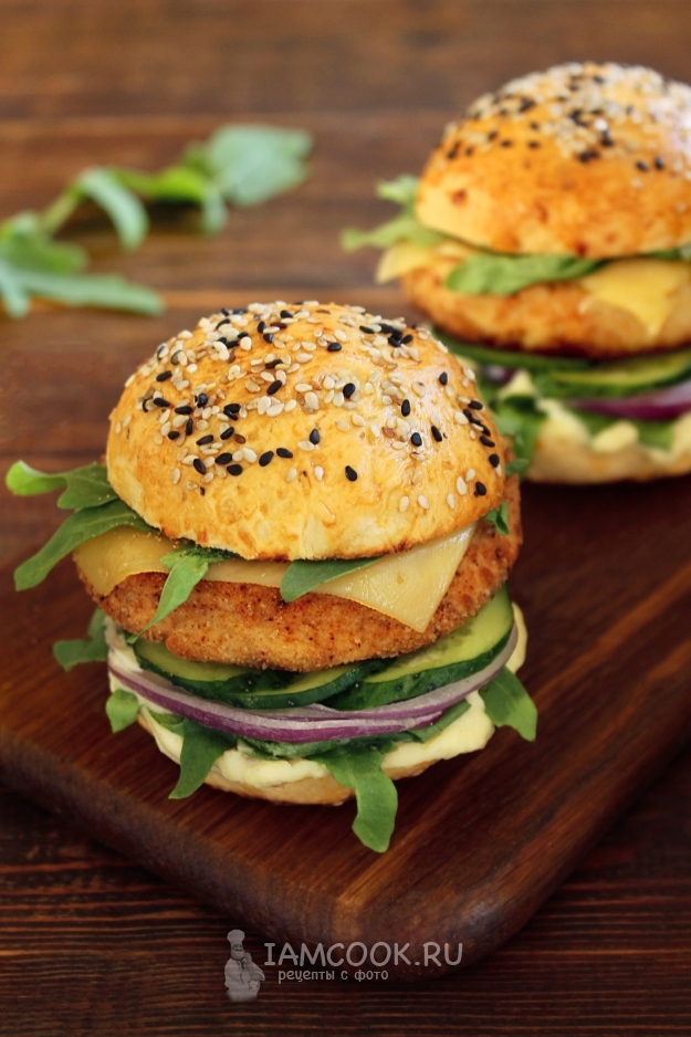 Рецепт котлеты для фишбургера
