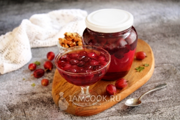 Рецепт варенья из красного крыжовника