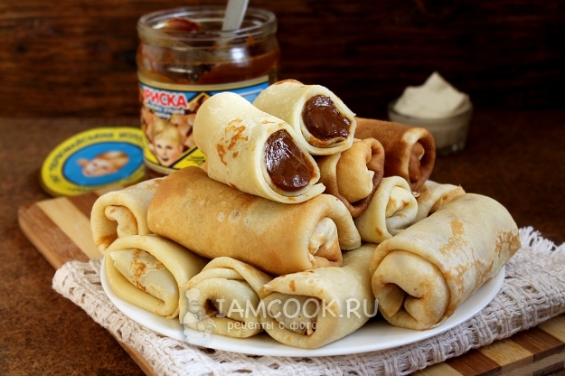 Рецепт блинов со сгущенкой