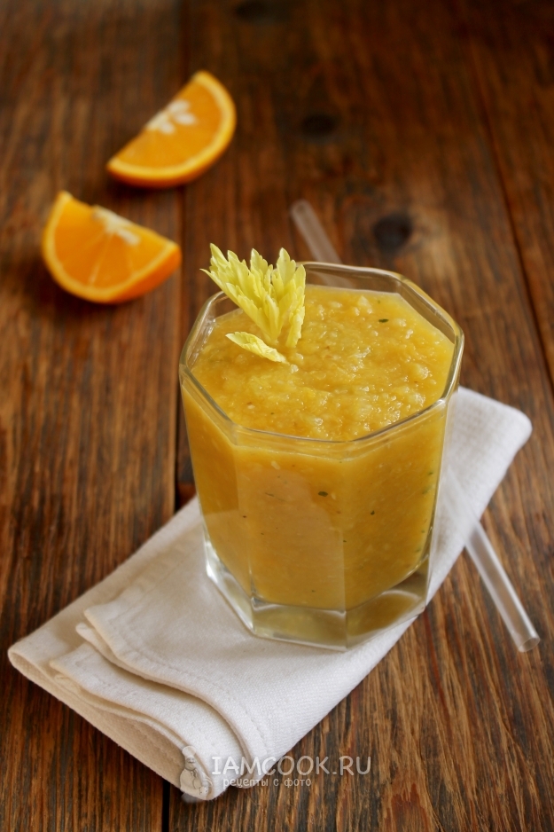 Рецепт смузи из сельдерея и апельсина