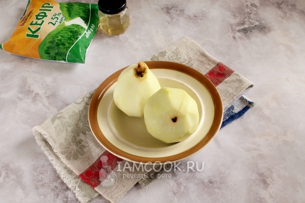 Почистить груши