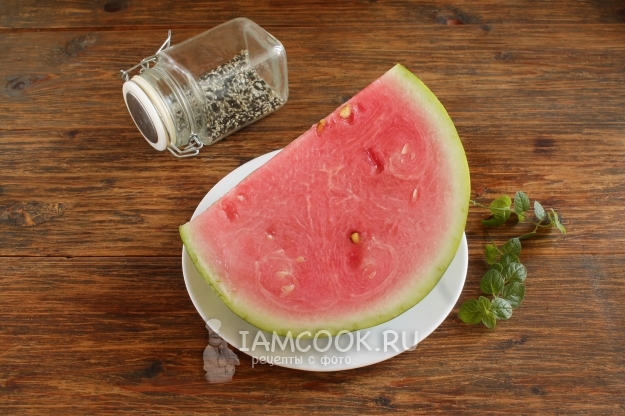 Ингредиенты для арбузного льда