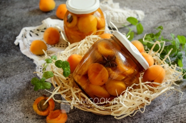 Рецепт компота из абрикосов без косточек на зиму