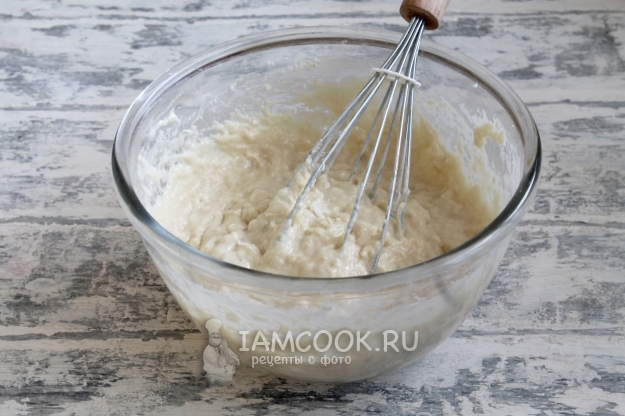 Размешать тесто