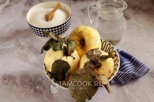 Ингредиенты для компота из антоновки на зиму