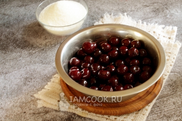 Ингредиенты для варенья из вишни Пятиминутка