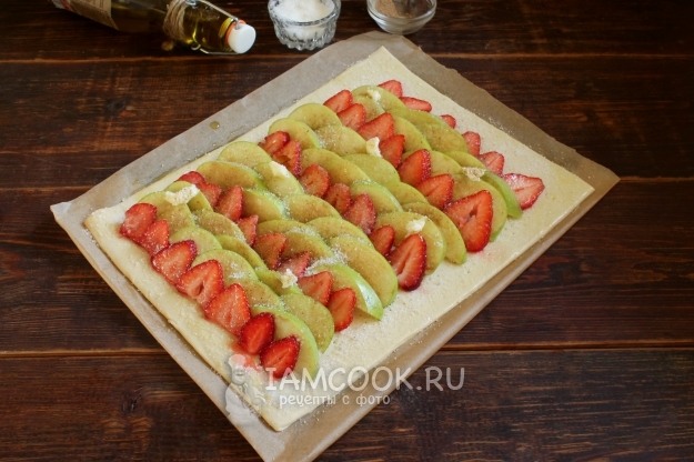 Посыпать сахаром