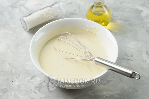 Размешать тесто